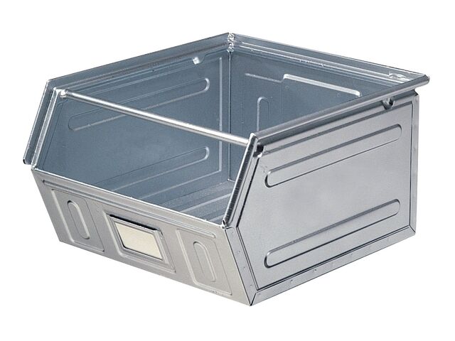 Bac à bec métallique zingué 63 litres