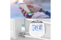 Tête Thermostatique Connectée Universelle avec Ecran LCD