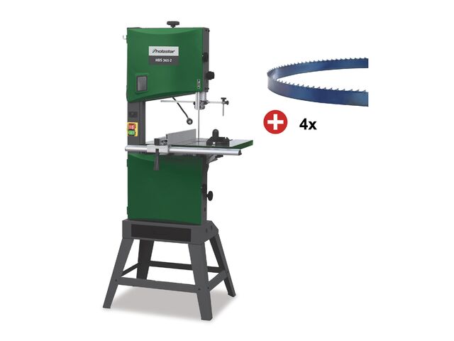 Pack scie à ruban verticale bois HBS361-2 avec 5 lames de scie Holzstar PACK HBS361-2