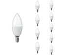 Ampoule LED E14 4.8W C37 - Pack de 10 - Blanc Neutre 4000K - 5500K