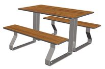Table extérieure monobloc 4 places - TA121CP-4 | LIGNE : HYSOPE