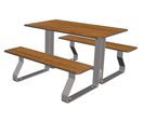 Table extérieure monobloc 4 places - TA121CP-4 | LIGNE : HYSOPE