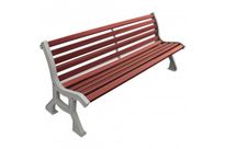 Banc robuste pour jardins publics