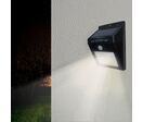 Applique Murale Solaire LED Noire 0.75W IP54
