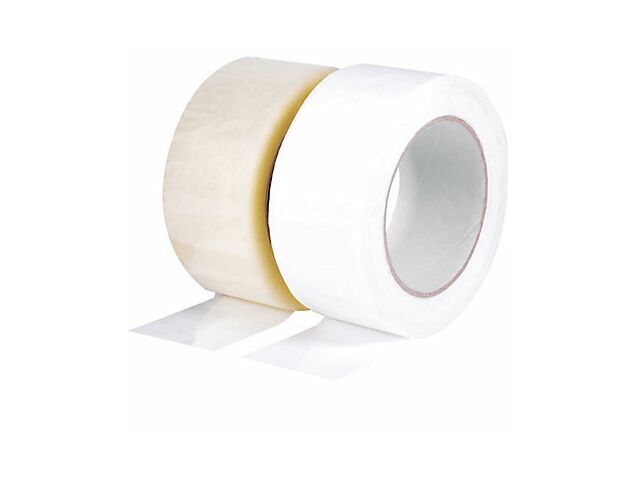 Ruban adhésif polypropylène standard - HOT MELT TRANSPARENT 48 mm x 132 m