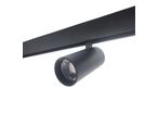 Spot LED sur Rail Magnétique 48V 7W Orientable - Blanc Chaud 2300K - 3500K / Noir / Non