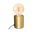 Lampe de Chevet Ampoule avec Socle en Métal - Cuivre