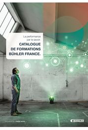 Catalogue Catalogue de formations Bühler France