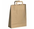 Sac kraft à poignées plates