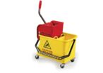 Seau Spider 2x8L Bibac Presse à Plat sur Roues | Cristal Hygiène