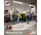 Mannequin d'entraînement Inflammable