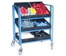 Servante à 3 plateaux inclinables réglables en hauteur, 610 x 825 mm 200 kg