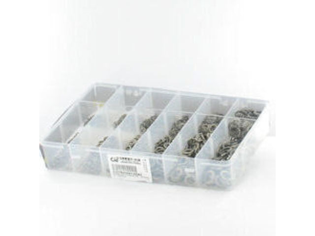 Rondelles - Circlips : Coffrets de Rondelles - Coffret D'Assortiment de Rondelles W + AZ Inox A2