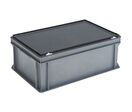 UTZ - Bac RAKO Gris Clair 600x400x235mm 40L - Gerbable, Robuste, Polypropylène - Idéal Transport
