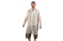 Blouse PE blanche | Cristal Hygiène