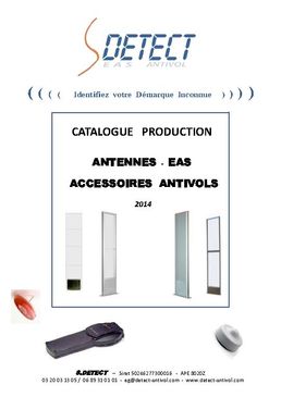 X .PRÉSENTATION S.DETECT 2014