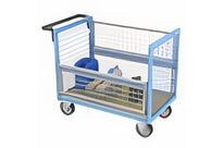 Chariot conteneur grillagé sans toit | FIMM