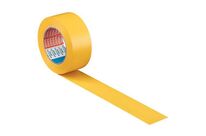 Tesa - Ruban Vinyle Jaune 33m x 50mm - Marquage Distanciation Sociale - PVC Durable - Surfaces Variées
