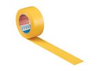 Tesa - Ruban Vinyle Jaune 33m x 50mm - Marquage Distanciation Sociale - PVC Durable - Surfaces Variées