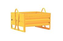 Benne-conteneur Metallique Jaune Capacite 800 Kg / 200l