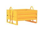 Benne-conteneur Metallique Jaune Capacite 800 Kg / 200l