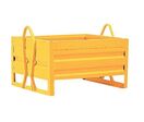 Benne-conteneur Metallique Jaune Capacite 800 Kg / 200l