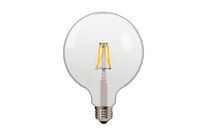 Ampoule LED E27 G125 6.5W Filament - Blanc Chaud 2300K - 3500K