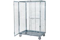 Italiana Contenitori - Roll-conteneur de sécurité Maxiroll 1200x800 - 720 kg - 2 portes - Zingué - Éco-responsable