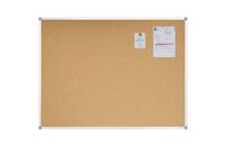 Tableau en liège aluminium 90x120 cm - Éco-responsable 40% recyclé - Idéal bureau