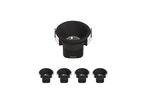 Pack de 5 - Spot LED Encastrable 9W IP44 Dimmable CCT Ø85.5mm - Noir