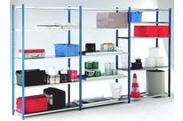 Rayonnages tubulaires à tablettes galvanisées : PROSPACE