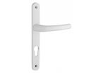 THIRARD - Poignée de porte Sultane 235x25 c7x70mm trou de cylindre blanc