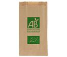 Sac primeur en kraft imprimé AB - 14 X 26 X 9 cm