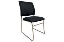 Chaise Reconditionnée - Dossier En Résille - Noire