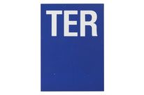 THIRARD - Plaque signalétique 65x90mm ter&amp;quot; avec adhésif&amp;quot;