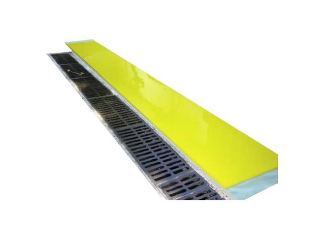 Plaque d'obturation rectangle en polyuréthane réutilisable