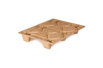 Manutan Expert - Palette en fibre de bois 800x600mm - 1500kg statique, 500kg dynamique, 4.5kg - Éco-responsable, Recyclée 85%