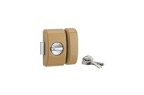 THIRARD - Verrou pour porte d&amp;#039;entrée Universel 6 goup. 45 mm bronze 4 clés réversible
