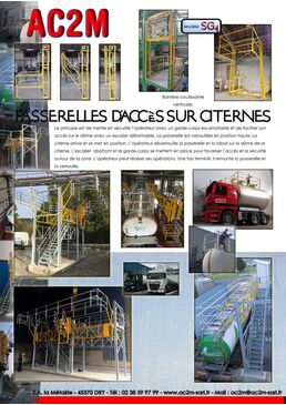 Documentation passerelle abattante / passerelle relevable AC2M