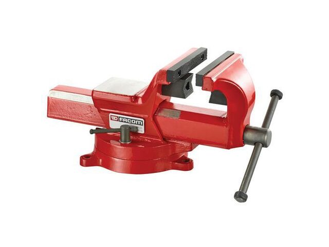 Facom - Étau de chantier pivotant 360° - Mâchoire 154mm, Ouverture 200mm - Fonte robuste