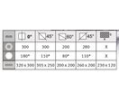 Scie à ruban pour métaux -60°/+45° capacité de coupe ronde 300 mm 1,4/2 kW 400V 35/70 m/min qualité européenne Metallkraft BMBS300X320 H-DG