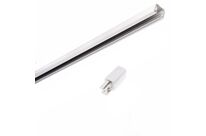 Rail Triphasé pour Spot LED - 1 m / Blanc
