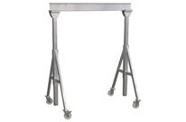 Portique d&amp;#039;atelier télescopique aluminium - 1500kg - Hauteur réglable 2595-3440mm - Robuste et Durable - Garantie 3 ans