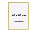 Cadre Déco Bois 60x40 Couleur NATUREL-Profilé 20x14mm
