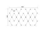 Kit 11 LED 428W - Forme Heptagone - Blanc Froid 6000K - 8000K