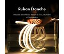 Ruban LED 220V 50M 10x10mm IP65 Finition Continue - Blanc Neutre 4000K - 5500K