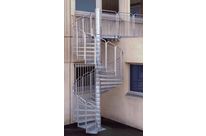 Escalier hélicoïdal galvanisé à chaud