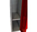 Vestiaire métallique 2 portes rouges perforées MW Tools KL20R