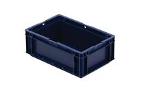 Manutan Expert - Bac gerbable alimentaire norme Europe 4L Bleu - 300x200x114mm - Polypropylène résistant - Idéal stockage et transport