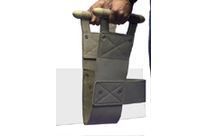 porte- glace en cuir chromé avec talon